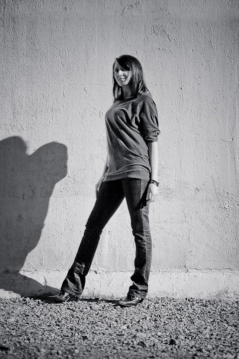 Female model photo shoot of lena Met 
