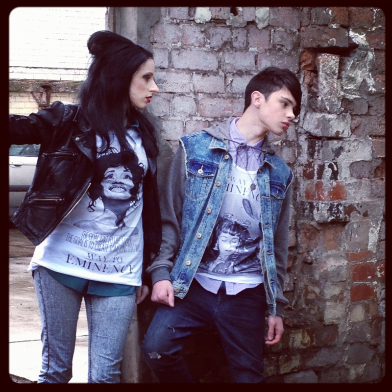 Male and Female model photo shoot of Way To Eminence UK, James Robert Brookes and Ruby Jewel in Birmingham UK, hair styled by HedRock Hair, makeup by Ruby M mua