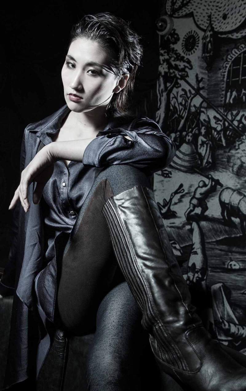 Female model photo shoot of Kyla Jeong in London, UK