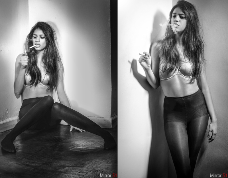 Female model photo shoot of L U N A by Mirror51