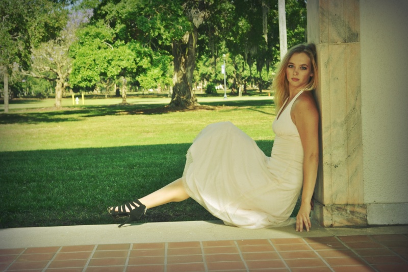 Female model photo shoot of Ashton B in New College Sarasota Campus