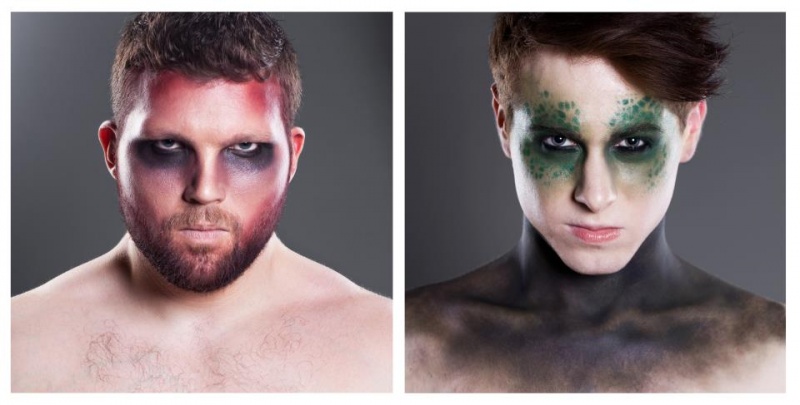 Female and Male model photo shoot of Rebecca Mayhew and Key Alan, makeup by Tiffany Loveless MUA
