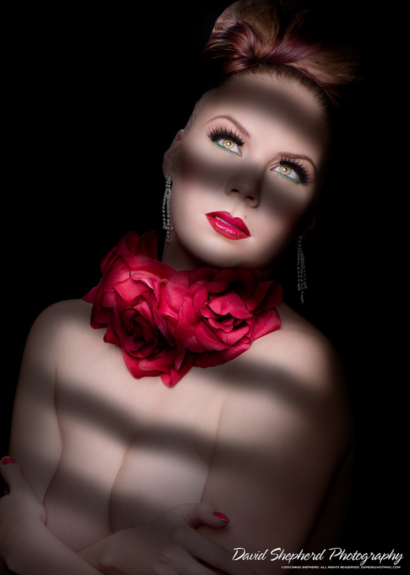 Female model photo shoot of Iceey by earthrokk, makeup by Yvonne Wallace