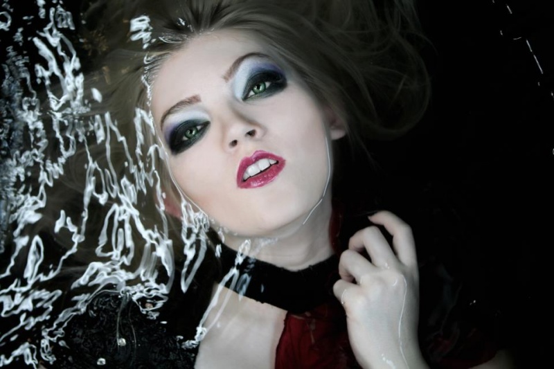 Female model photo shoot of Kikiyana Cosmetic Art by visual poetry in Folsom