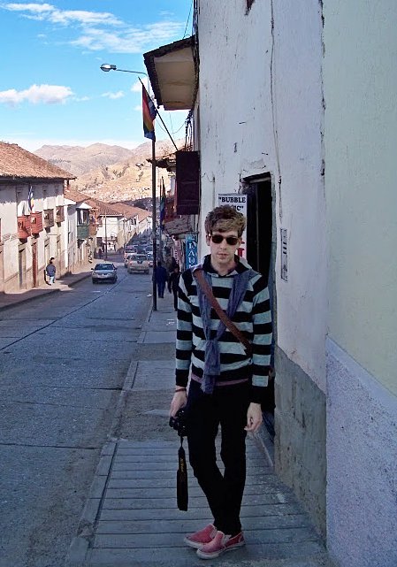 Male model photo shoot of Michael A Hitsman in Cuzco, Peru