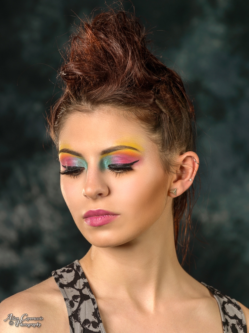 Female model photo shoot of SD Makeup Artisty by A_Nova_Photography