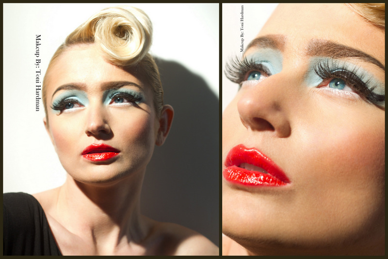 Female model photo shoot of TONI HARDMAN, makeup by TONI HARDMAN