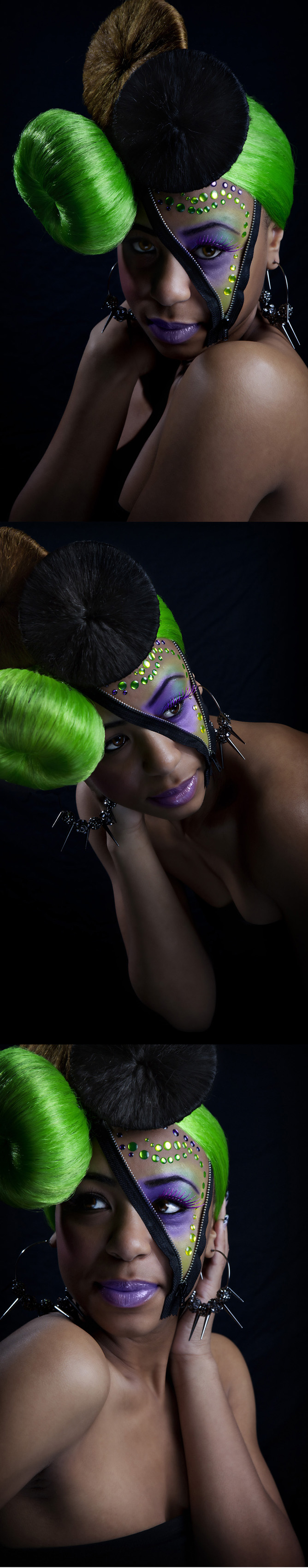 Female model photo shoot of  T r e a s u r e  by Dragon Studio in Va Beach, Virginia, makeup by Miko Fields