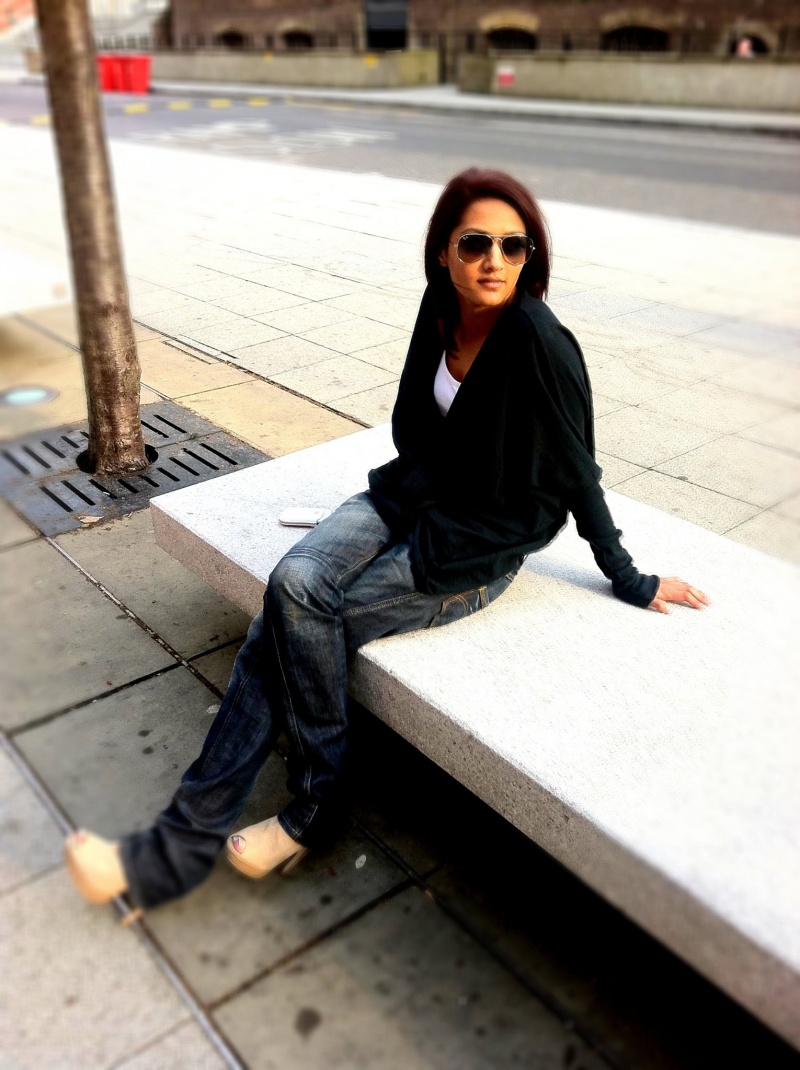 Female model photo shoot of Nisha R-Gill in West India Quay