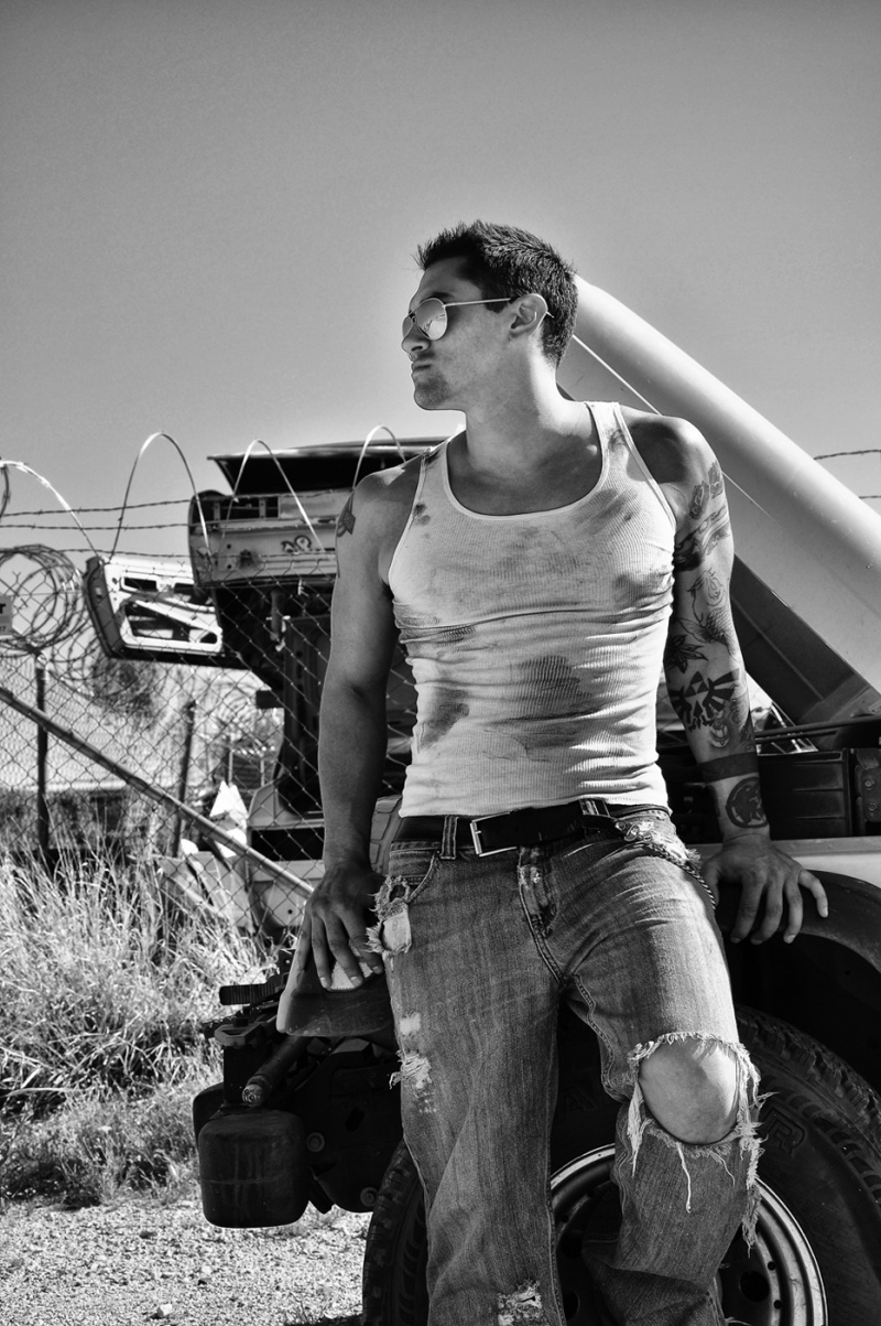 Male model photo shoot of Joshua Pharris by dampriver photography in Tucson, AZ