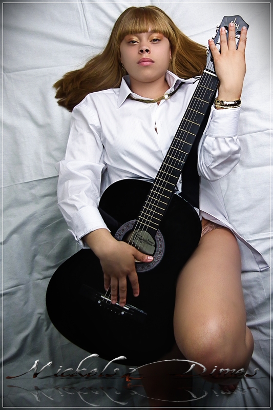 Female model photo shoot of myrta by Nickels2Dimes