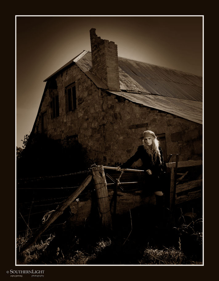 Male and Female model photo shoot of Southern Light and Kristen Tommasini in Hahndorf SA
