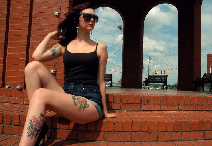 Female model photo shoot of Rachel LeAnn Kincaid in Downtown Waycross, GA