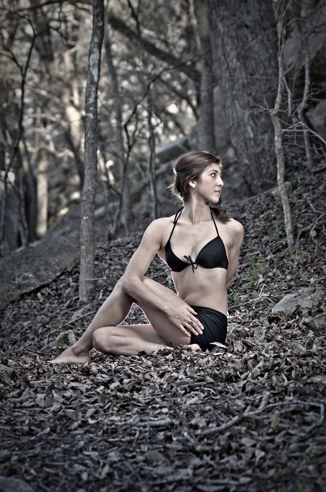 Female model photo shoot of Jenna Jasso in Bull Creek Austin Texas