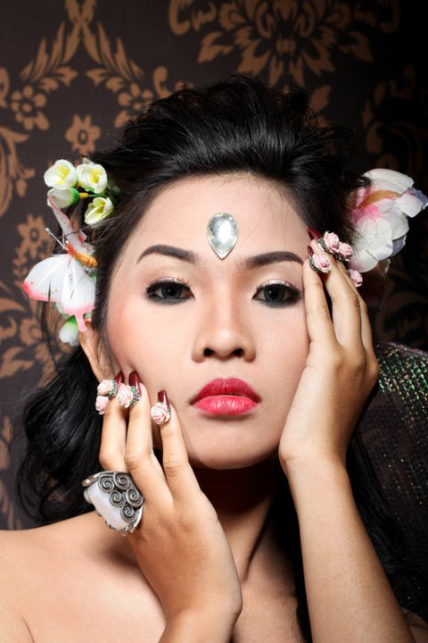 Female model photo shoot of Mely Pasaribu in Surabaya, Indonesia