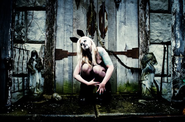 Female model photo shoot of miss heartless in Haunted Hoochie