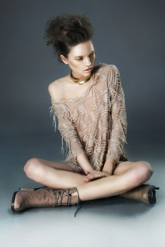 Female model photo shoot of Anna Zyskowska in Studio in Warsaw