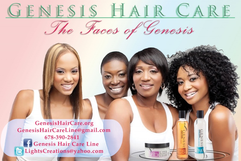 Female model photo shoot of Genesis Haircare
