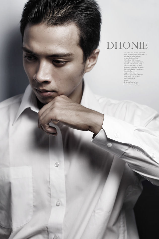 Male model photo shoot of Dhonie Fadli by adit rh hidayat in Adit photowork's Studio