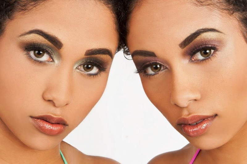 Female model photo shoot of The Fairfax Twins