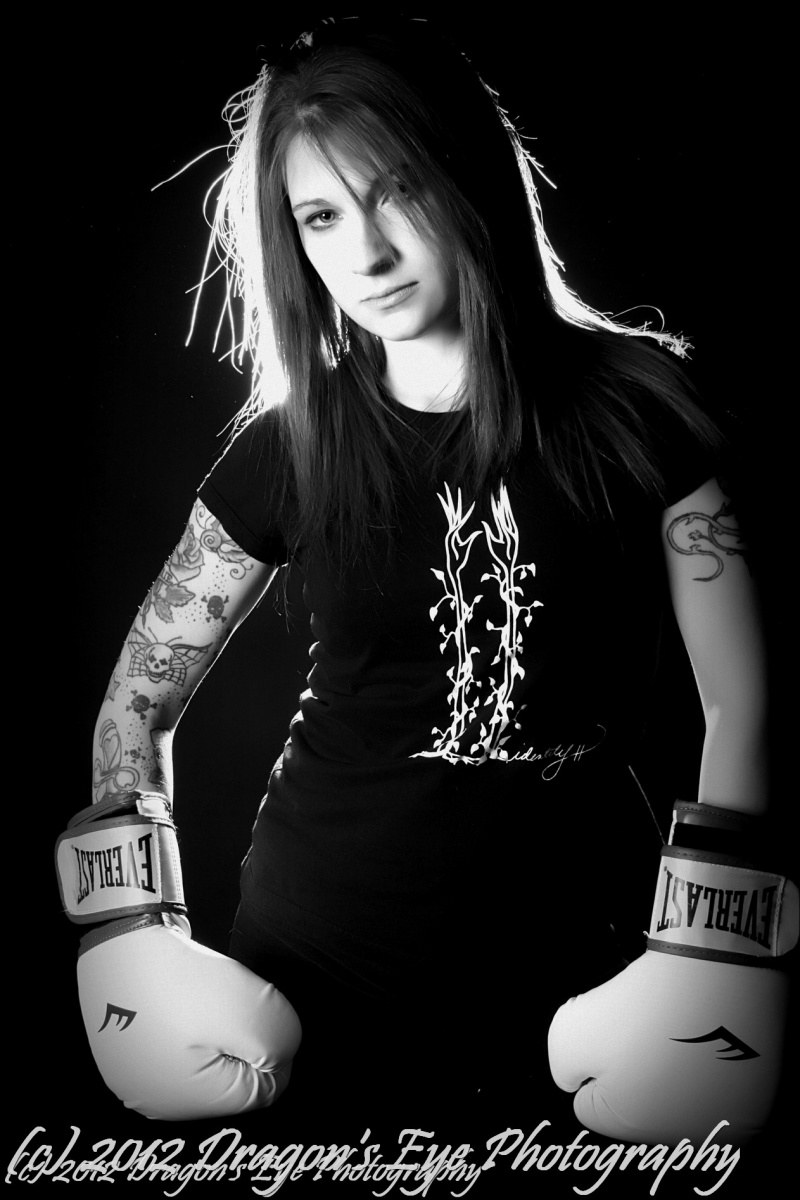Female model photo shoot of Kit Kat 89 by Dragons Eye Photography in Studio