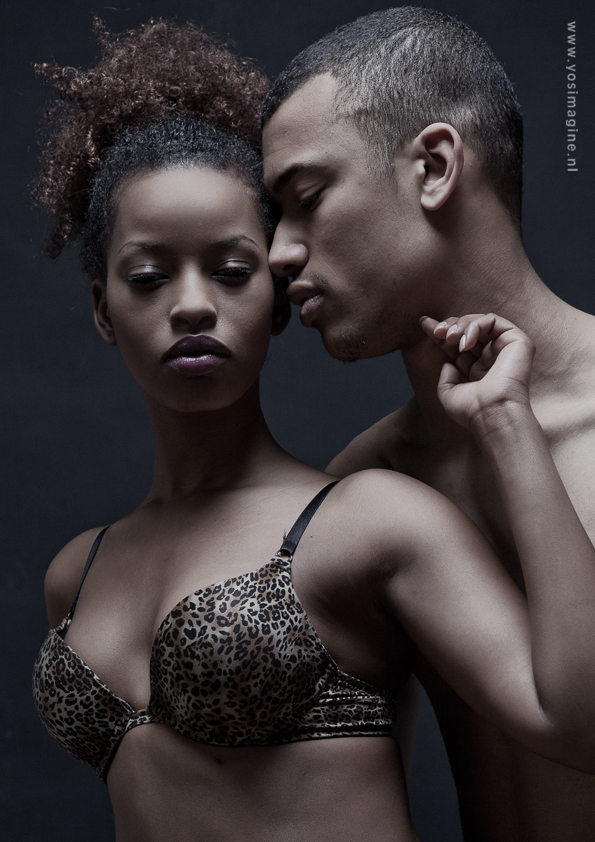 Male and Female model photo shoot of model franklin and Fahiima by Jos van den Berg