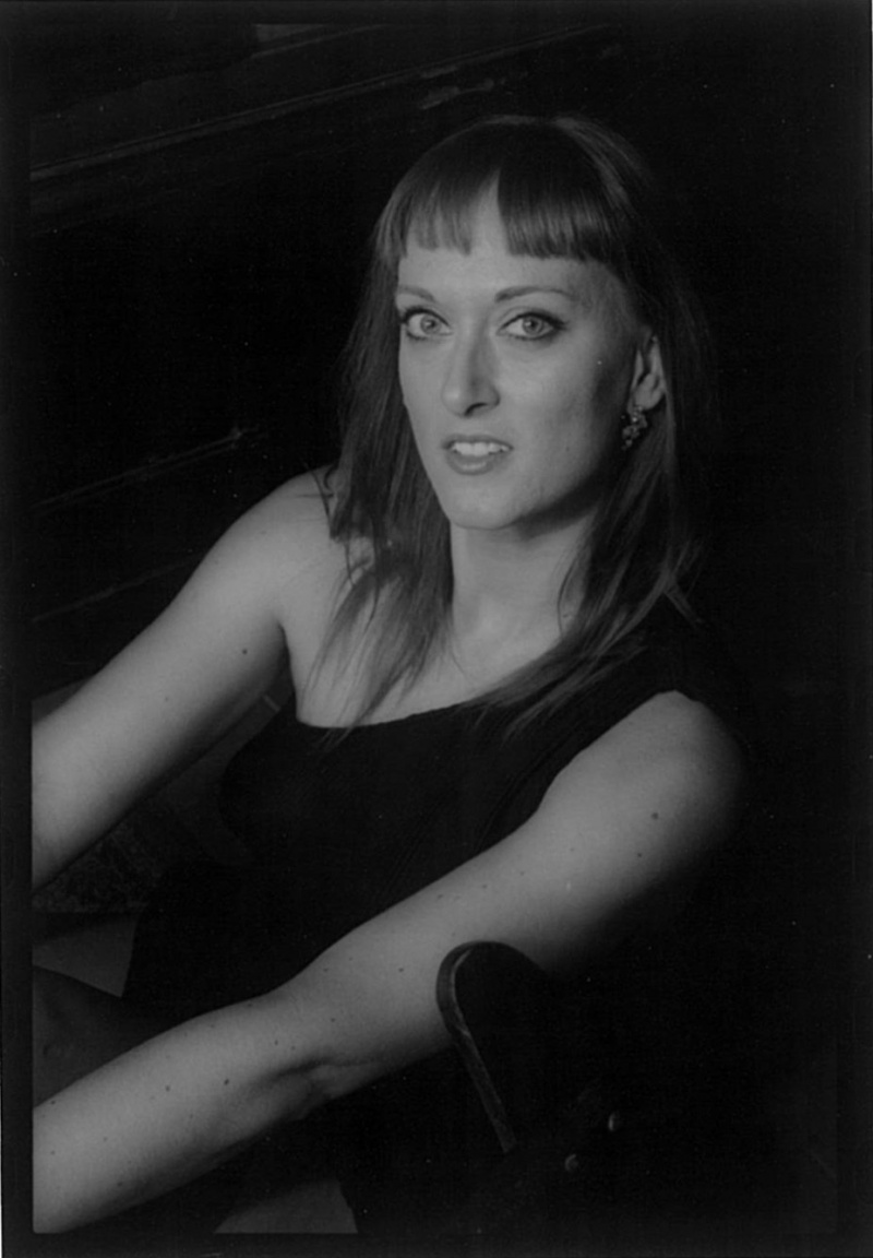 Female model photo shoot of Rebecca Gail by Nick Buczok in The Press Club