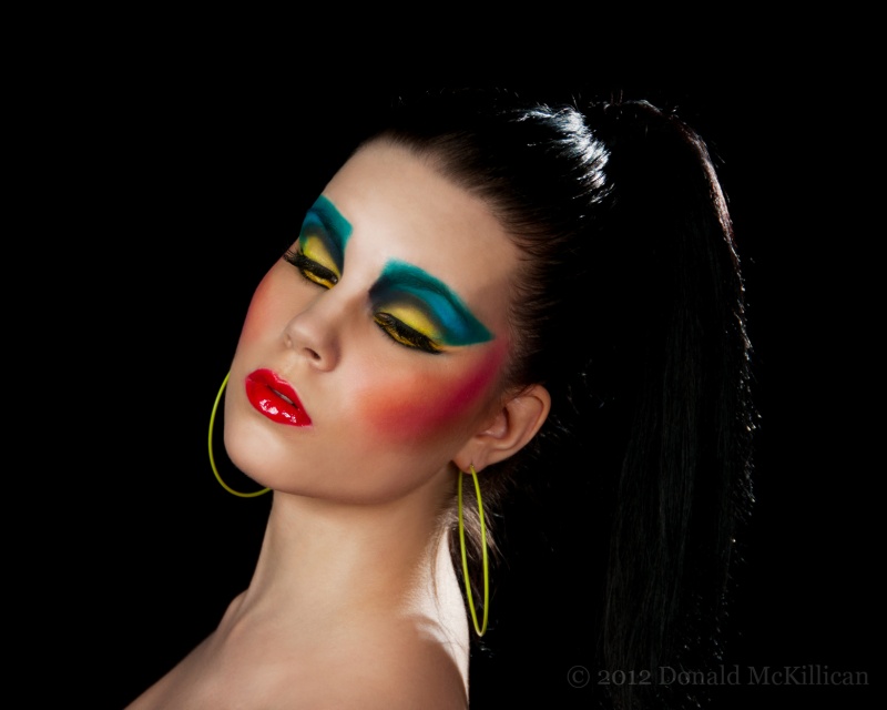 Female model photo shoot of Eni Viglas by Donald McKillican in Vancouver, makeup by Gabriela Santana