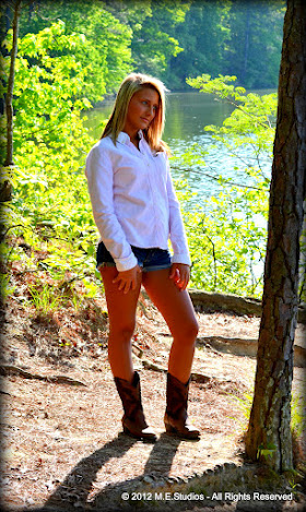 Female model photo shoot of Casandra Lorraine Evans by ME Studios in Sweetwater Creek Park