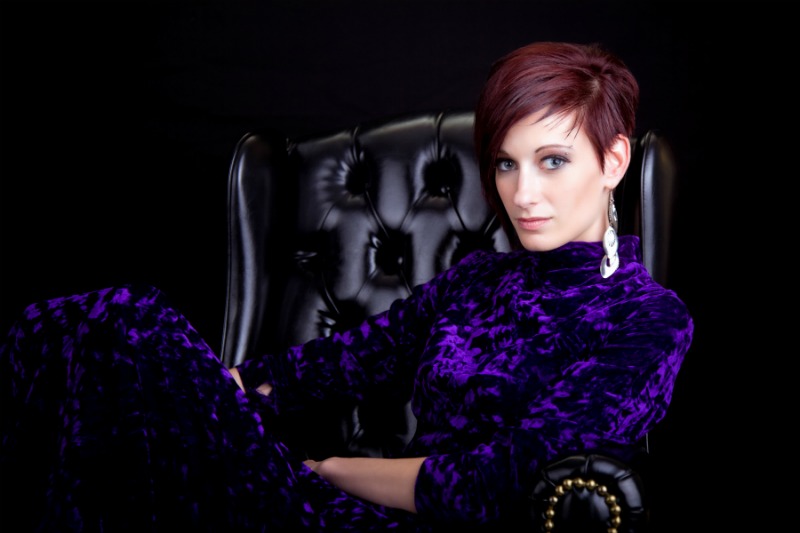 Female model photo shoot of Kristin Paxton, hair styled by Hair By me