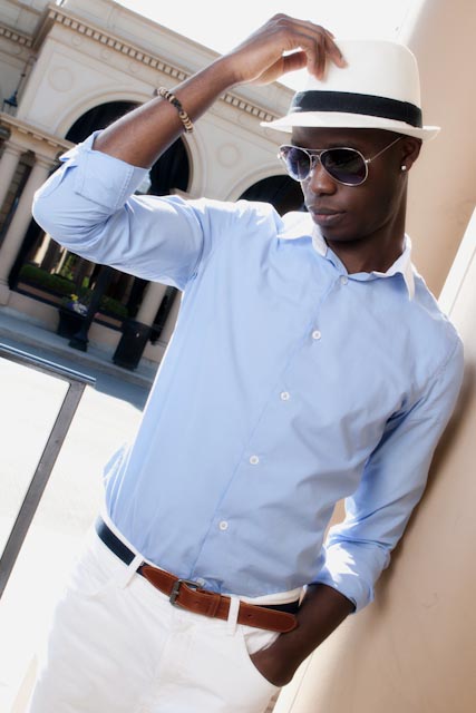 Male model photo shoot of Kwame Danny by Rae Holloway-Collins