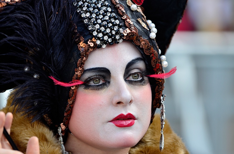 Male model photo shoot of Luca Ricco in Venice Carnival