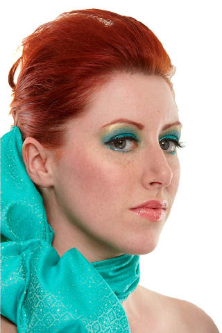 Female model photo shoot of Laura Pelekoudas in london eyes academy