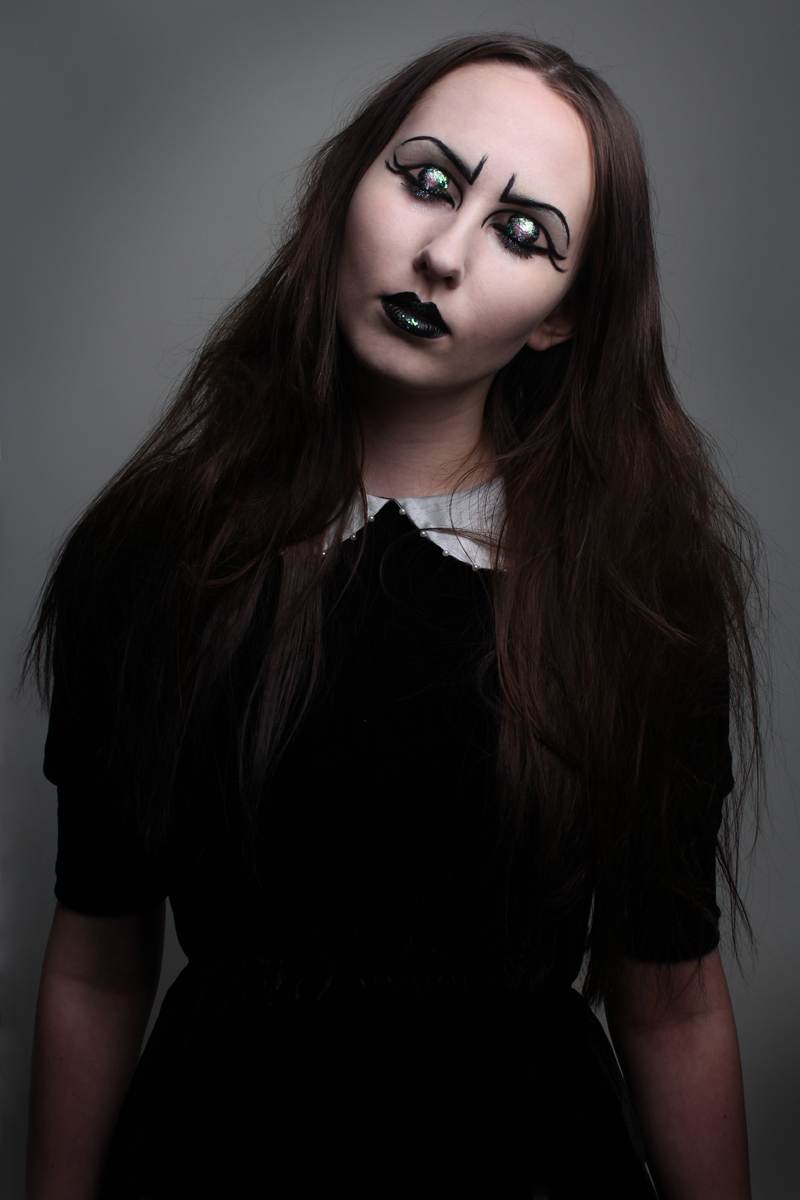 Female model photo shoot of HannyL in Dark Lens Studio Wolverhampton