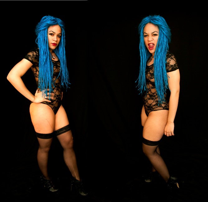 Female model photo shoot of Blue Laidley