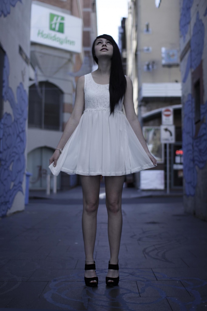 Female model photo shoot of Nicole Ainsworth  in China Town, Sydney, Australia