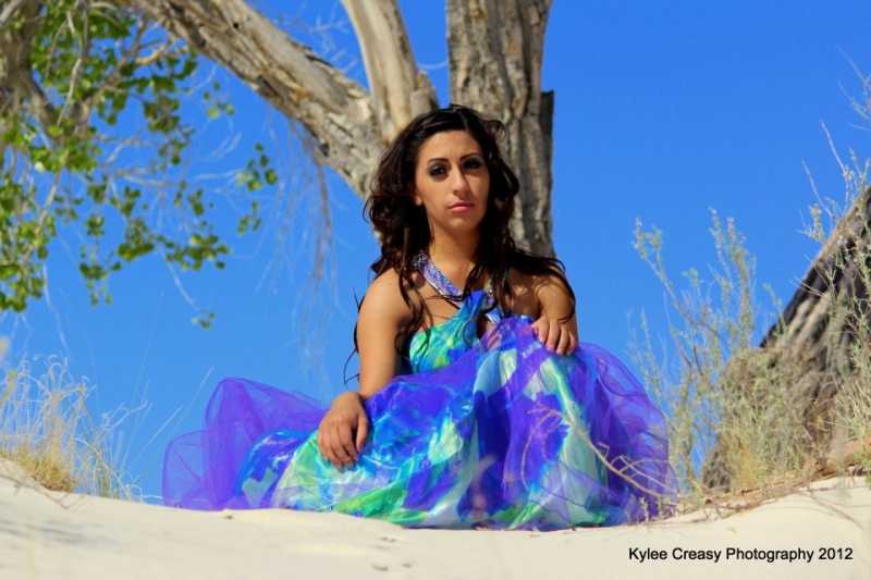 Female model photo shoot of F R A N C I N E by KyleeShantelPhotography in White Sands