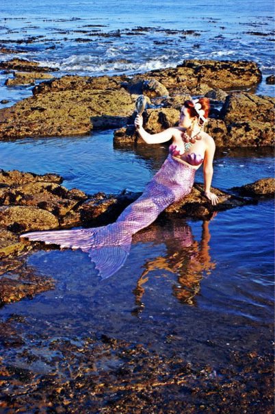 Female model photo shoot of Oceana the Mermaid in Los Angeles, California.