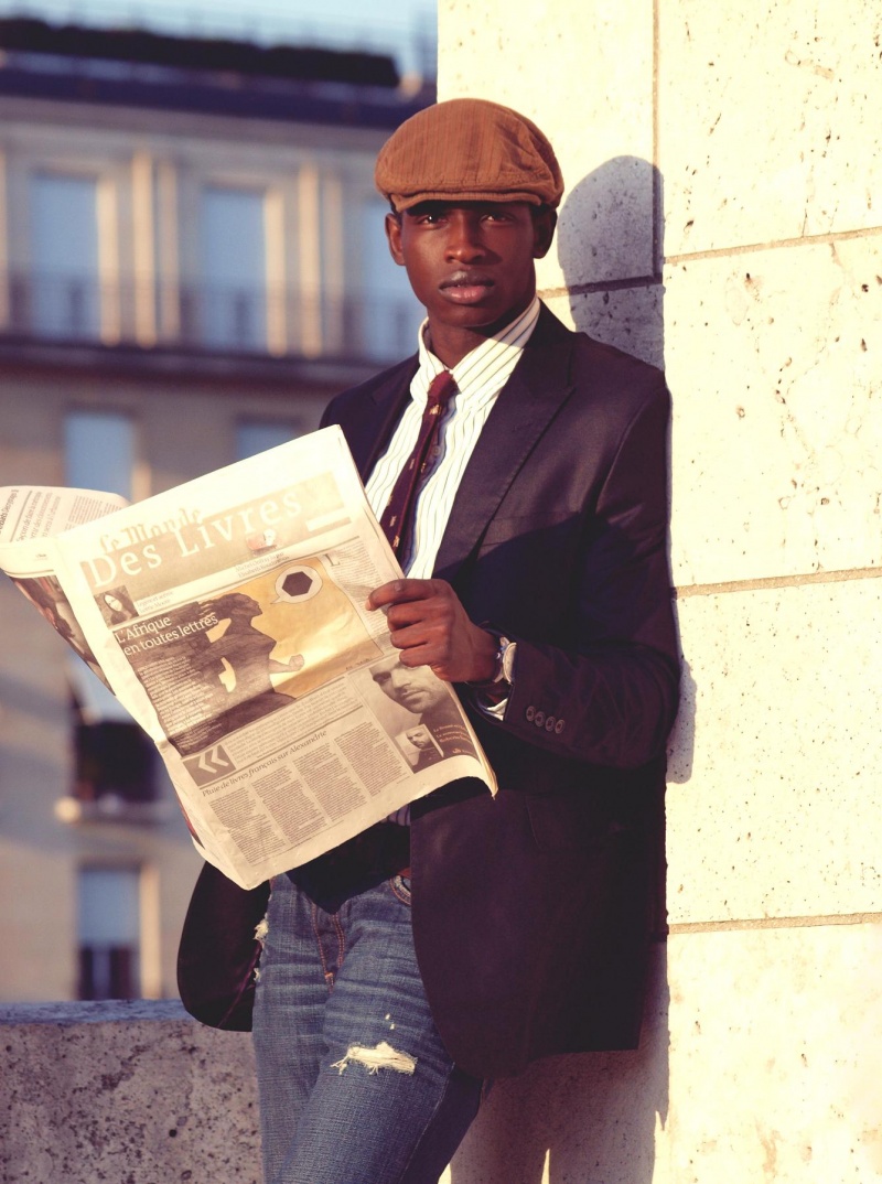 Male model photo shoot of makanfofana in paris