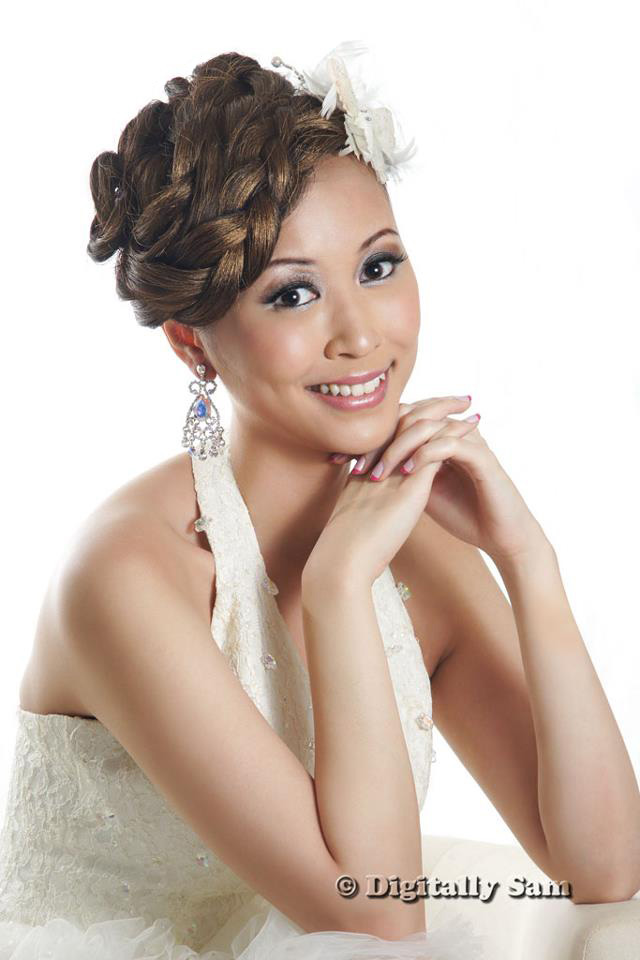 Female model photo shoot of Angel Chua MUA