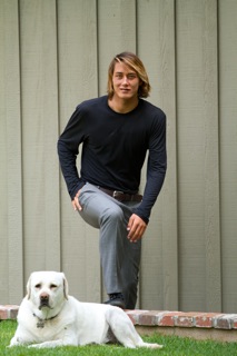 Male model photo shoot of Dustin Morris in home
