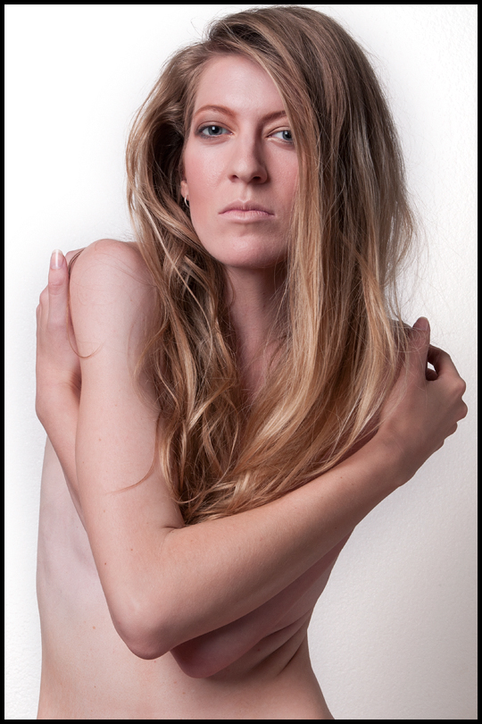 Female model photo shoot of Khoctela by MY DENIM JACKET