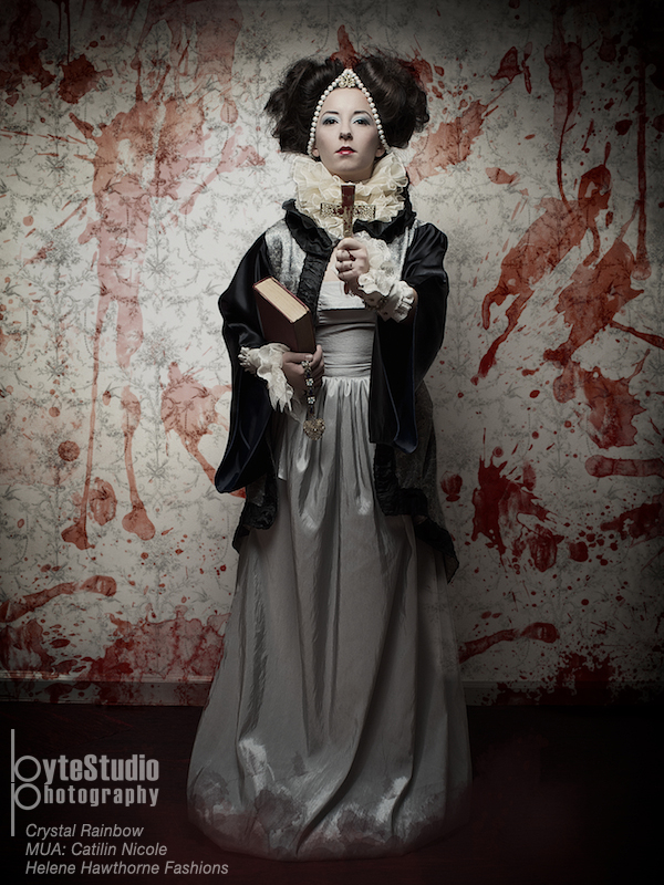Female model photo shoot of Crystal Rainbow by ByteStudio, clothing designed by Helene Hawthorne