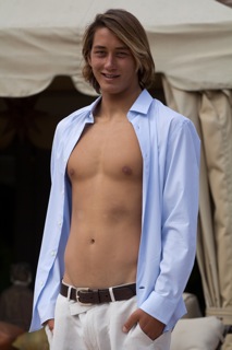 Male model photo shoot of Dustin Morris in Poolside