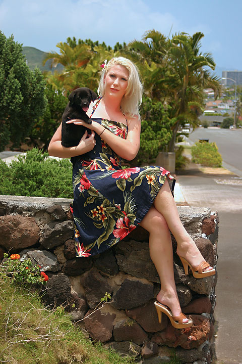 Female model photo shoot of aloha photography in kailua