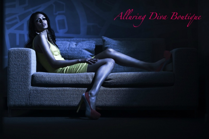 Female model photo shoot of Alluring Diva Boutique