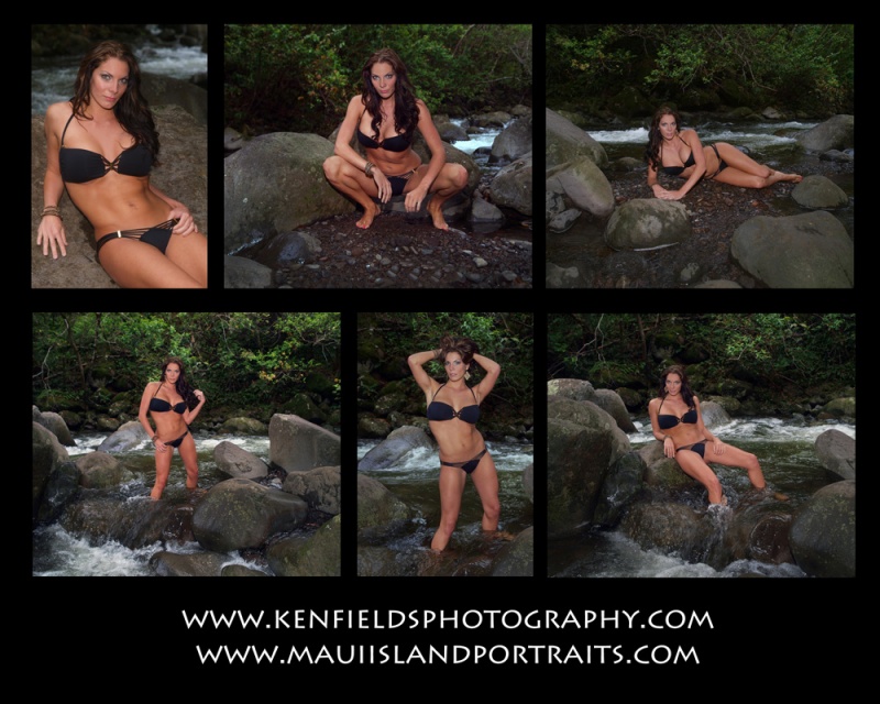 Male and Female model photo shoot of Ken Fields Photography and Mg  in Iao Valley, Maui, Hawaii