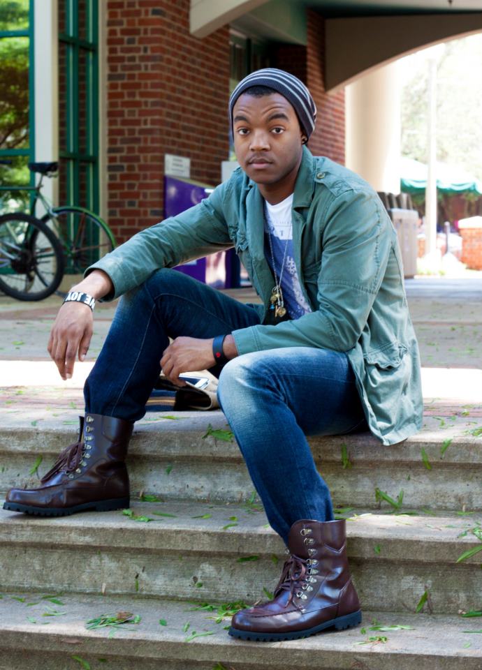 Male model photo shoot of Victor R Brown by Hannah Woodard Photo