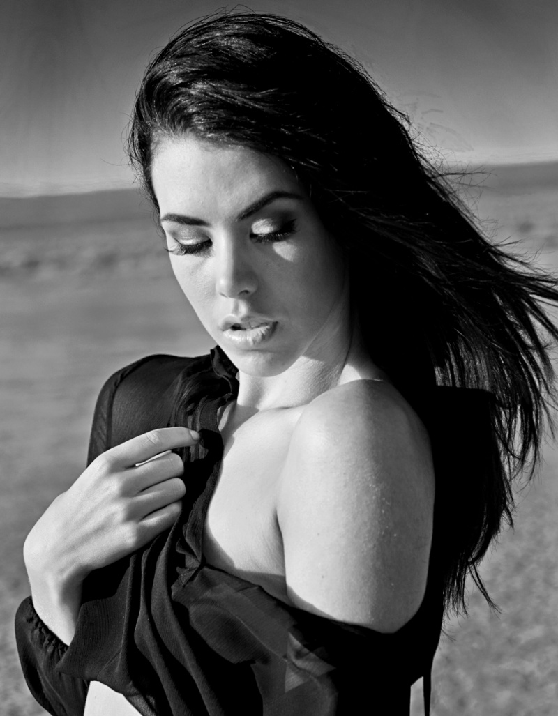 Male and Female model photo shoot of RTE Photography and Kier Mellour in El Mirage Dry Lake
