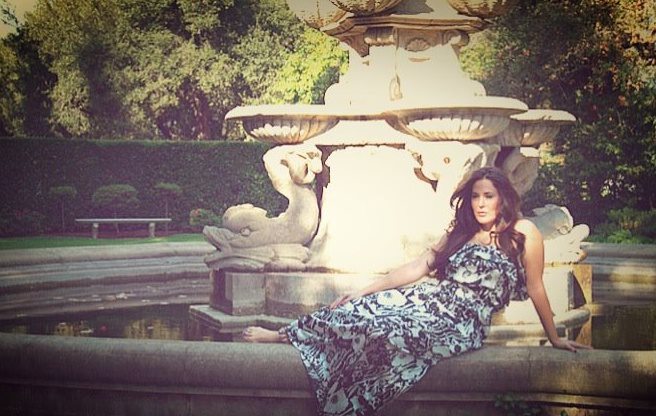 Female model photo shoot of stella von m in Huntington Gardens